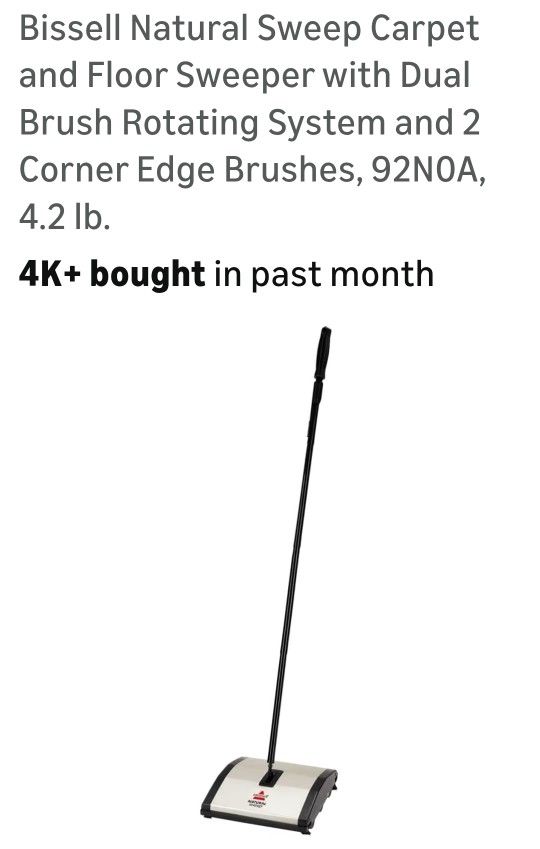 Natural Sweep Carpet & Floor Manual