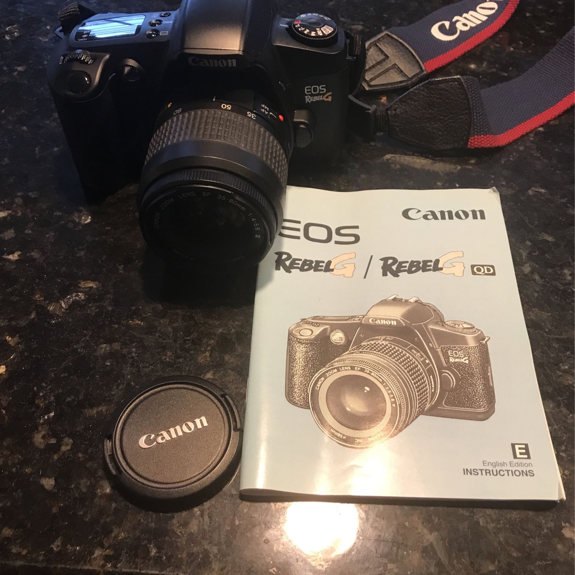 Canon EOS Rebel G Camera. 35mm Film