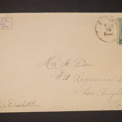 Vintage Postmarked Letter Collectable Rare Mailing 
