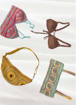 Crochet Tops - Bags.