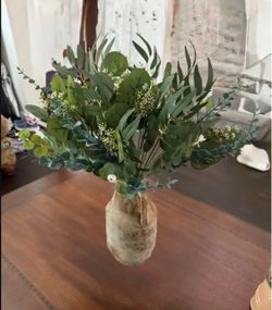 40pcs Artificial Greenery eucalyptus set for bud vases, for Spring DIY Floral Decor