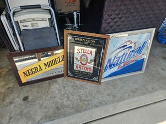 Beer mirrors.