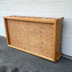 Wooden Twin-bed Frame