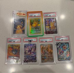 Pokemon graded and single cards
