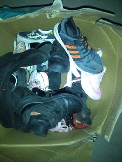 18 pairs of shoes