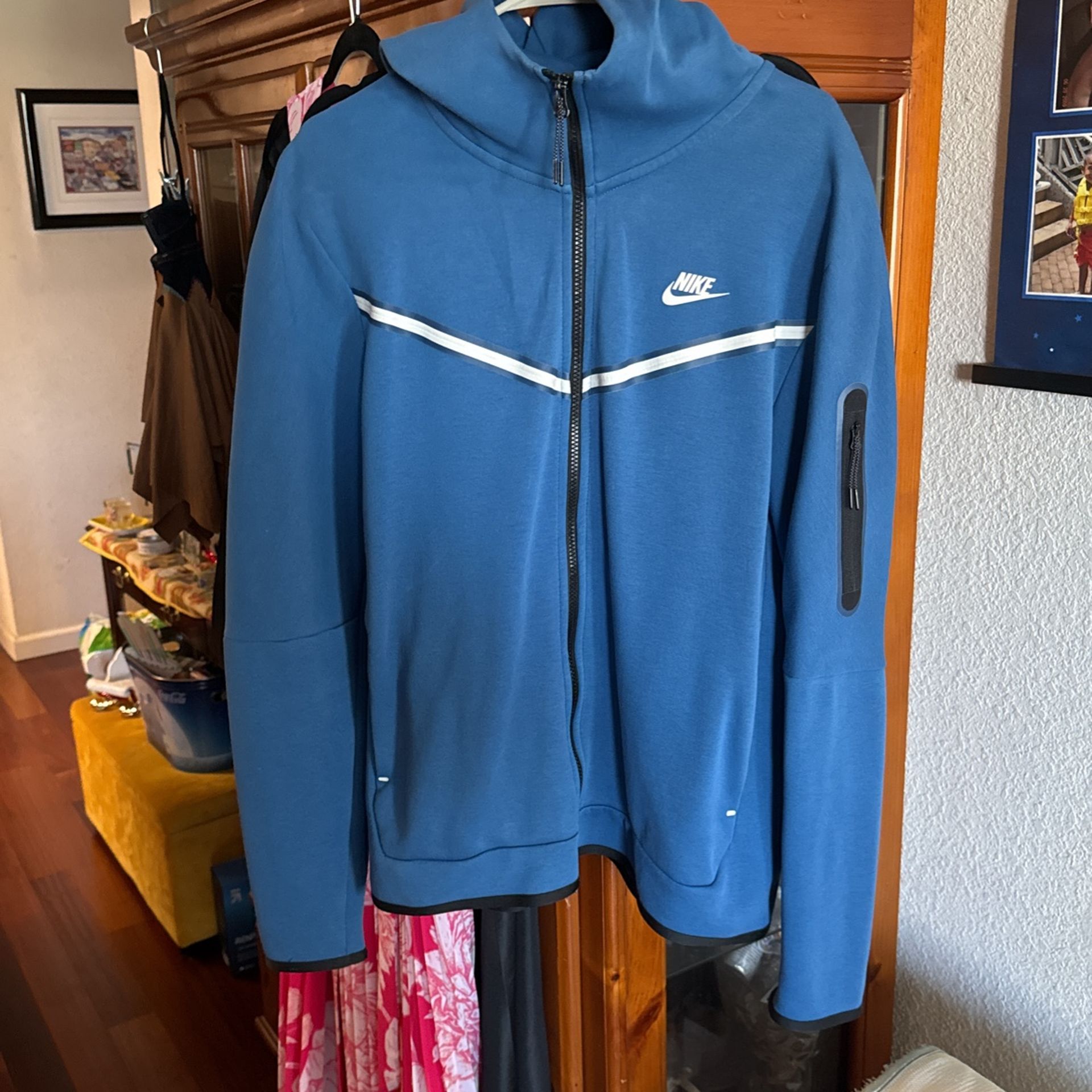 Blue Nike Tech Jacket