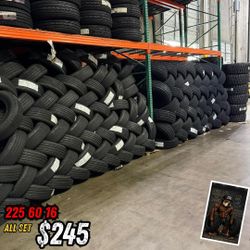 New Tires All 4 225 60.16 $245 All 4 