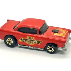 Vintage Hot Wheels 1981 The Hot Ones '55 Chevy #5179 Red Chevy Fever Malaysia