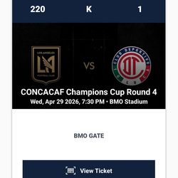 LAFC VS TOLUCA CONCACAF