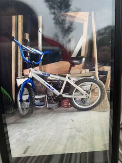 Blue Kids Bicycle