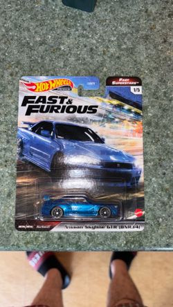 Hot Wheels Premium Fast & Furious Fast Superstars 1/5 Nissan Skyline GTR (BNR34)