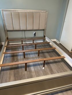 Full sized bed ( frame , head board, mattress and box spring)