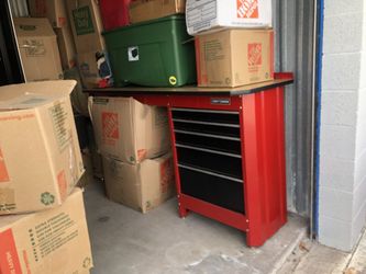 Craftsman 2000 6’ Workbench W/ 5 Drawer Tool Box