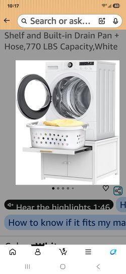 Laundry pedestal