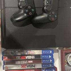 PlayStation 4 With Games 