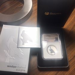 2017 Australia 1oz Rev Proof Silver Wedge-Tailed Eagle PF70 NGC 
