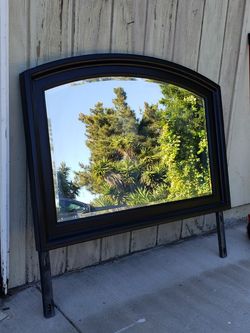 Dark espresso mirror