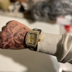 MC Iced Out Moissanite Watch 