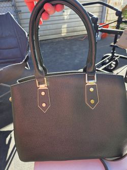 Forest Green Handbag With Strap
