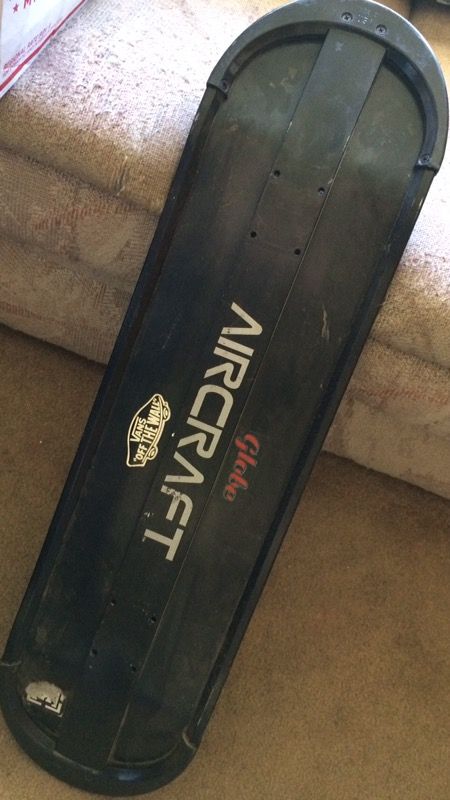 Aluminum skateboard deck
