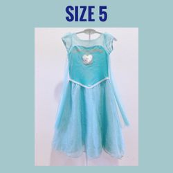 New Disney frozen princess Halloween costume size 5