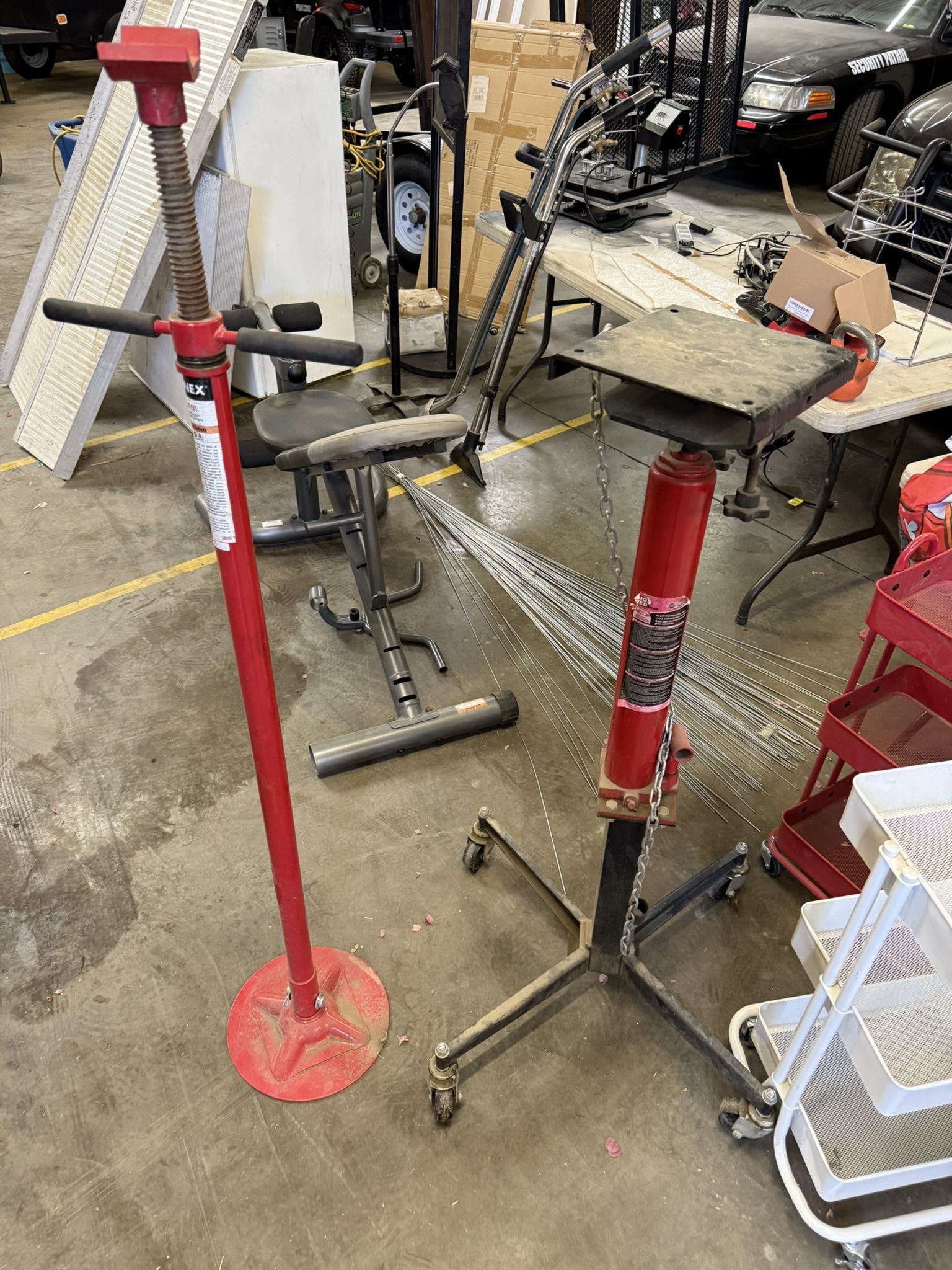 Engine Stand And Support Bar Both 