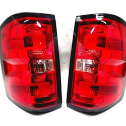 Tail Lights For 14-18 Chevy Silverado 1500/2500/3500 Replacement Brake Lamps