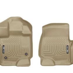 Husky Liners Front Floor Liners Fits 15 18 F150 SuperCrew/SuperCab TAN 