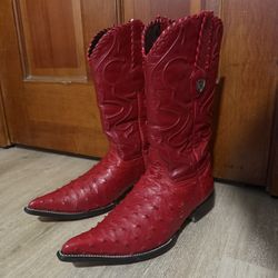 Botas De Avestruz 