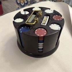 Poker Chip Holder And Chips