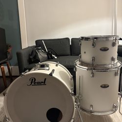 White Pearl Decade Drum Shell Set 
