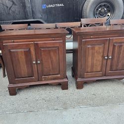 2 Large Nightstands Or End Tables 
