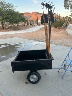 Utility cart trailer
