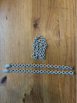 Diamond Infinity Link Bracelets