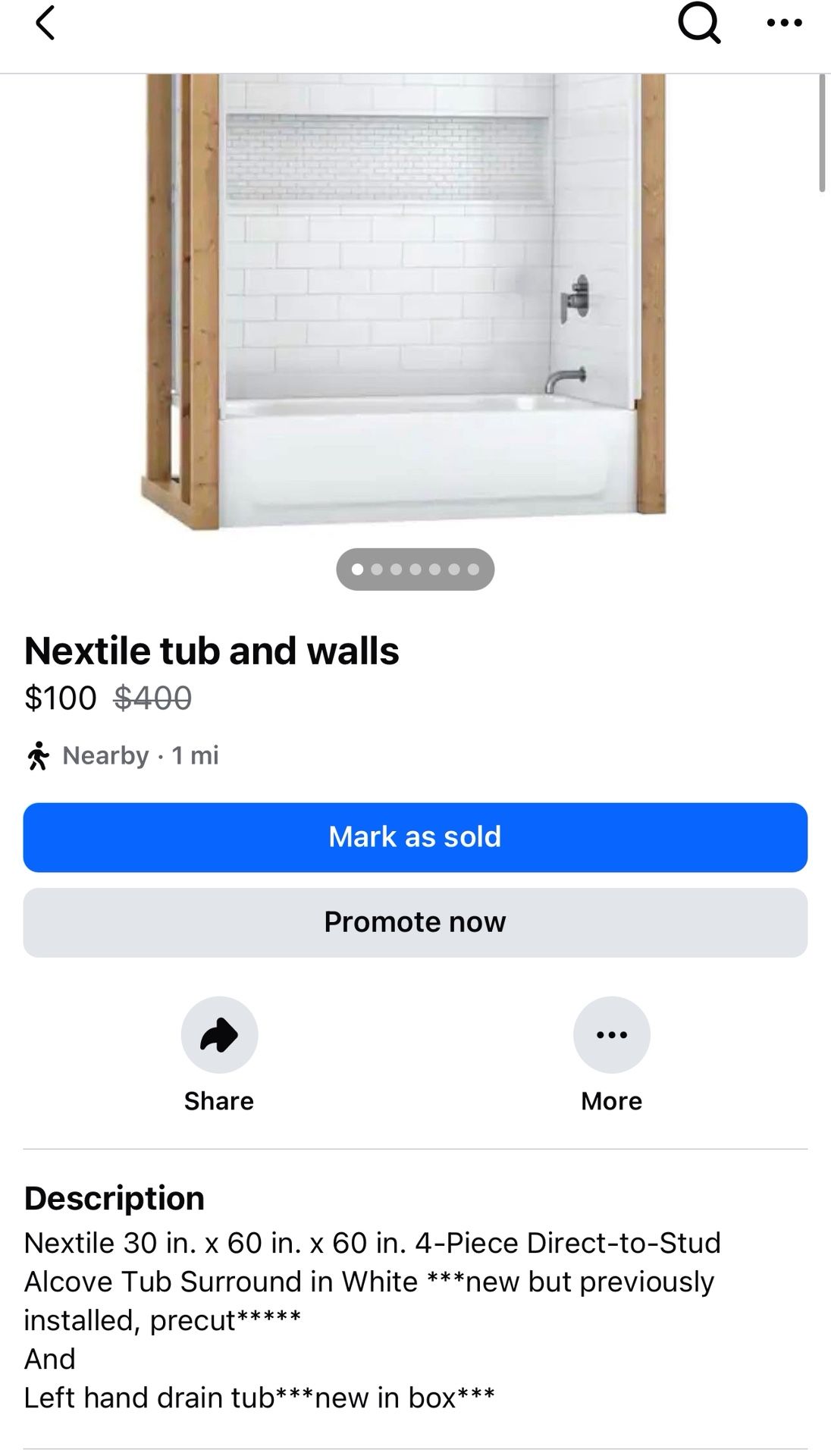 Tub And Surround Walls