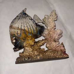 Vintage Fish Tank Coral Ornament