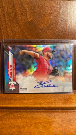 Zack Wheeler Phillies Auto Refractor