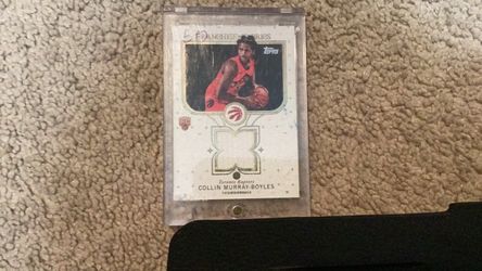 Topps Collin Murray-Boyles Rookie Relic Card game worn patch