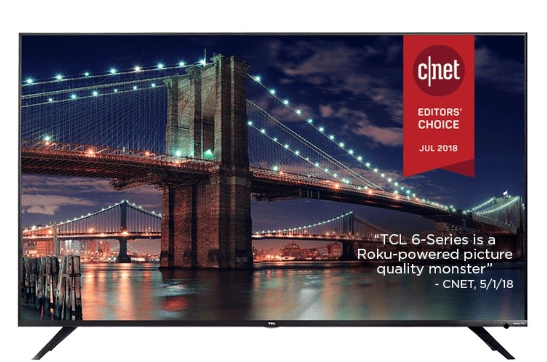TCL 65" Class 6-Series 4K UHD Dolby Vision HDR Roku Smart TV - 65R615