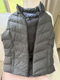Lands’ End Gray Puffer Vest