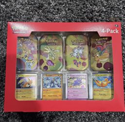Pokemon 151 Costco 5 Pack Mini Tin