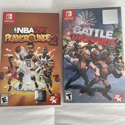 2 Nintendo Switch Games Both For $15 Basketball And WWE Wrestling 