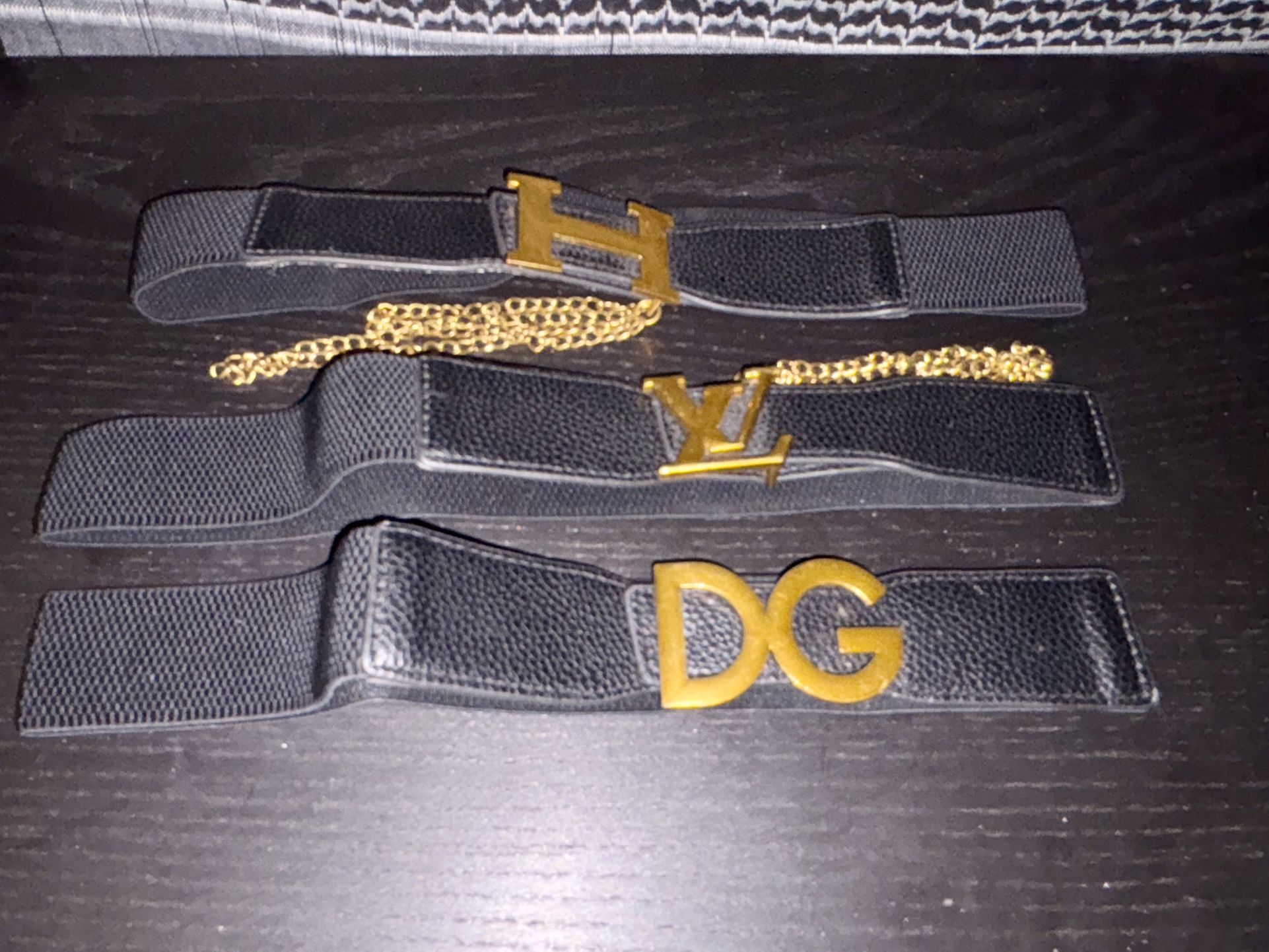 Spandex Leather Womens Belts