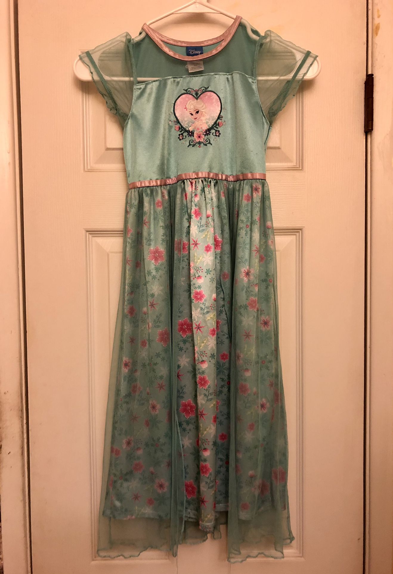 Disneys Frozen Elsa Nightgown Girls Size 8
