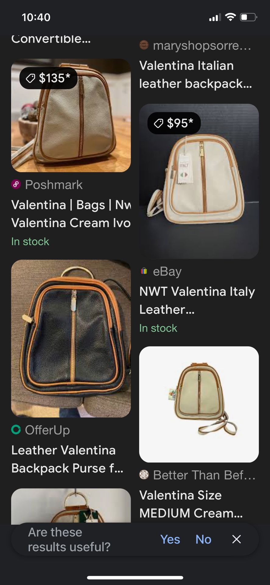 Backpack Valentina Italy Purses Bucket Bag Backpack Valentina - Main Image