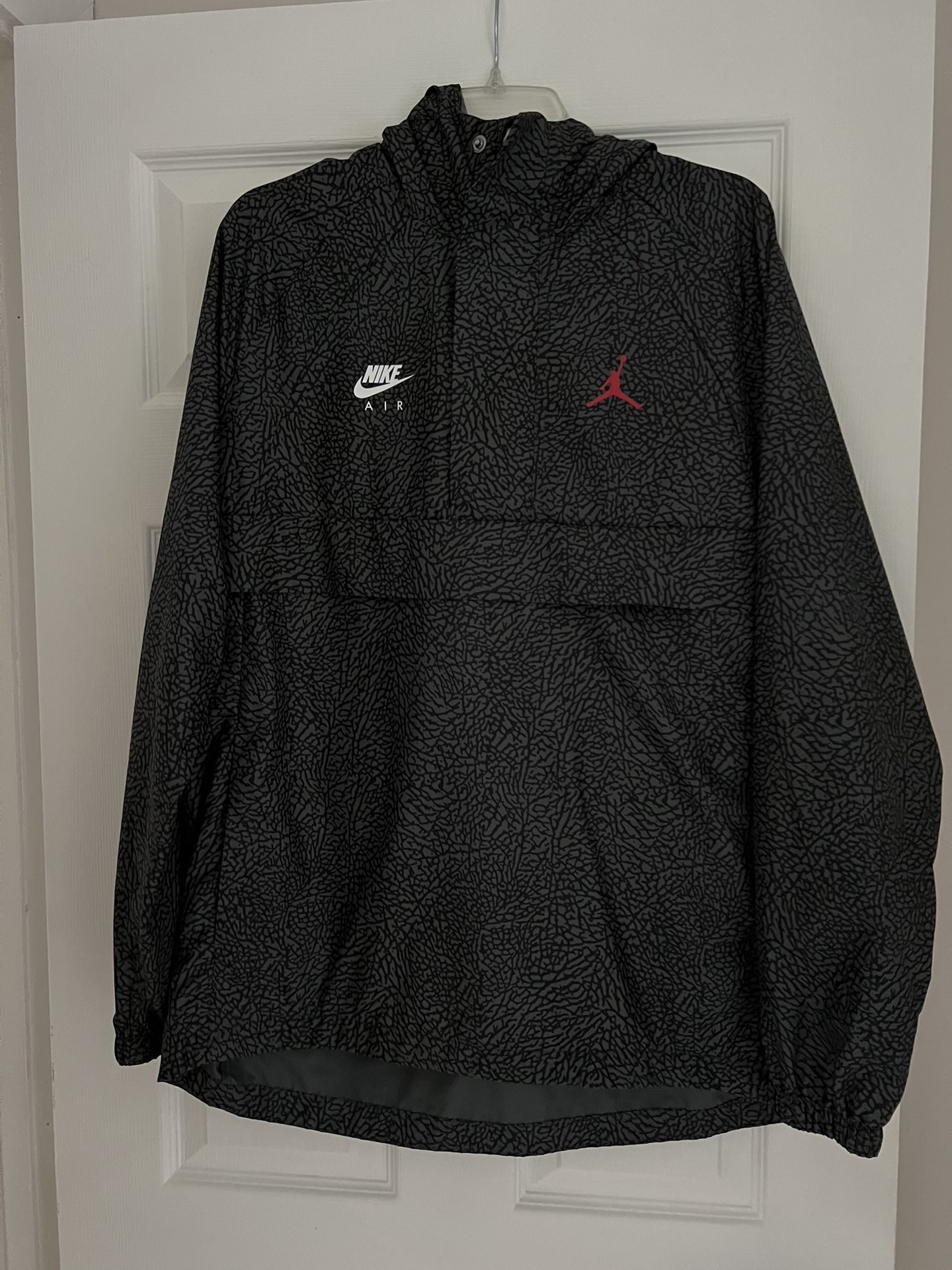 Jordan Black Cement Windbreaker
