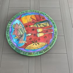 Seldom Seen Handpainted Lazy Susan