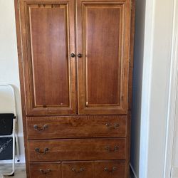 Wood Cabinet Armoire 