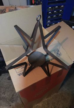 Star Shaped Candle Holder (Bronze Colored)