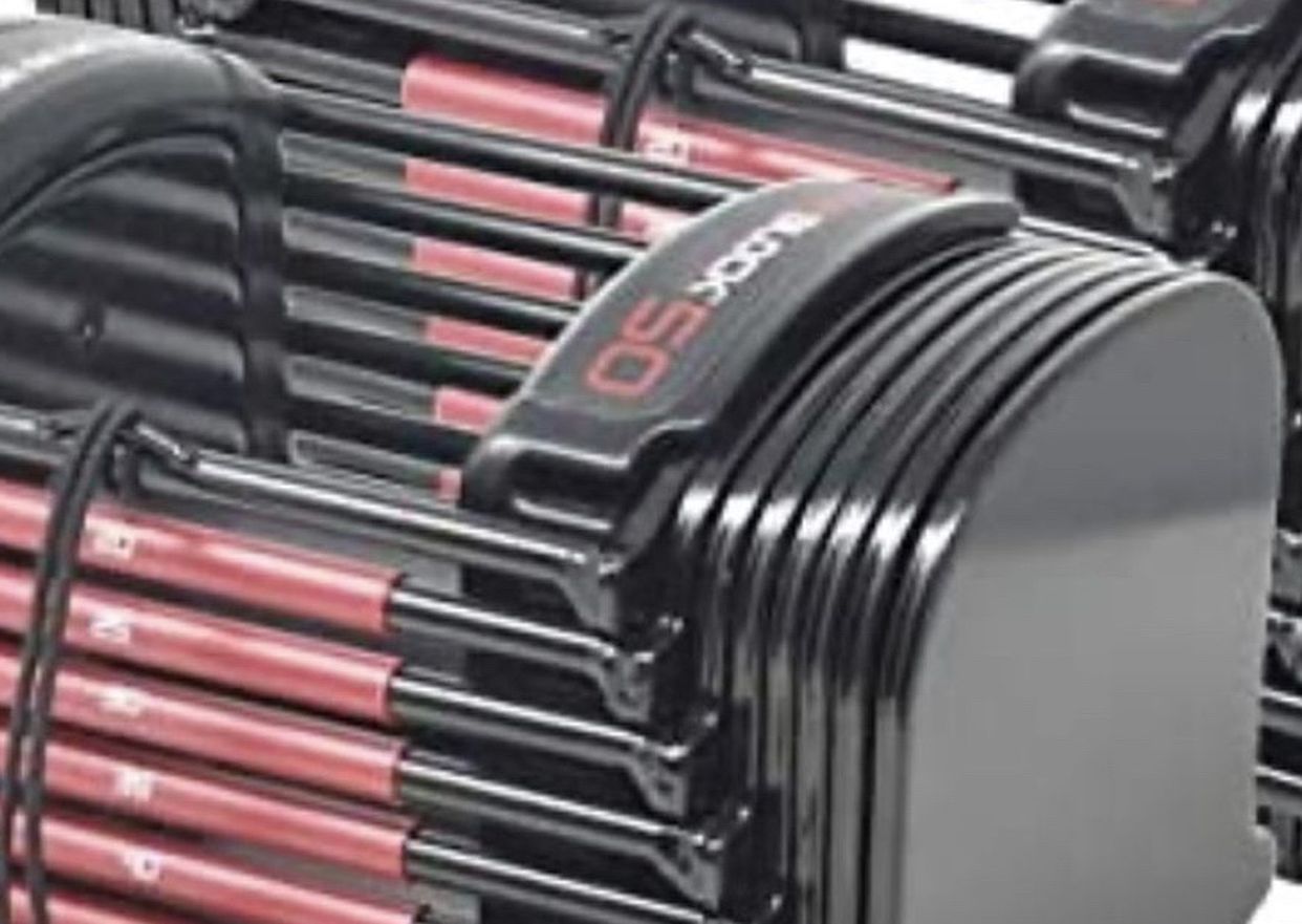 Powerblock Adjustable 5-50 Dumbbells - Brand new In box